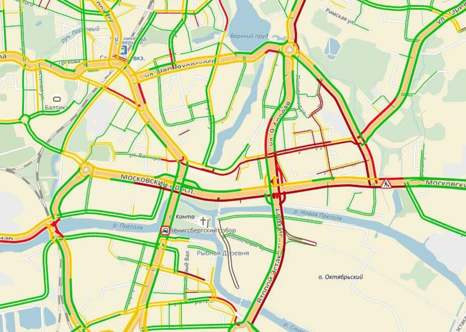 Московский проспект карта