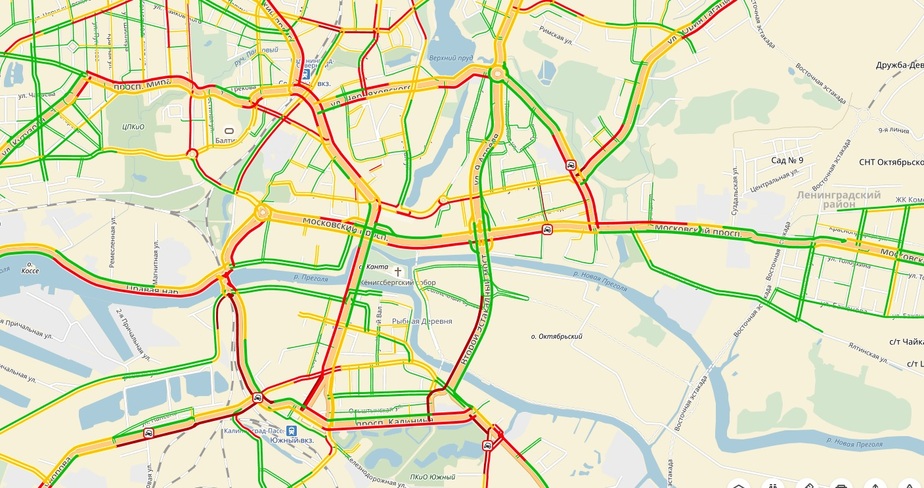 Транспортная карта калининград гагарина 103