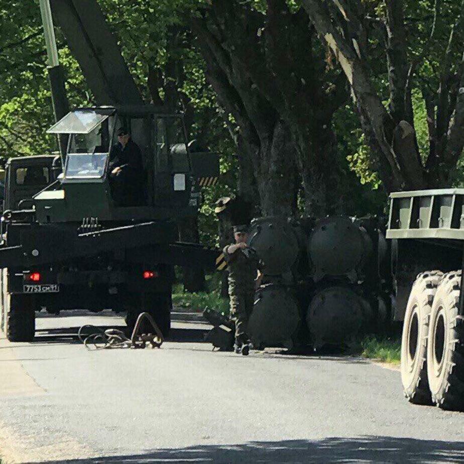 Авария с военной машиной