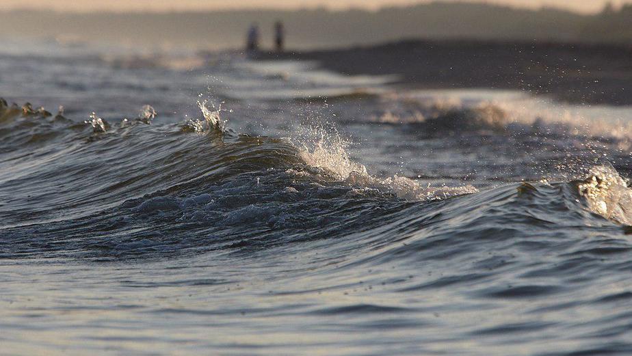 Матрас унесло в открытое море