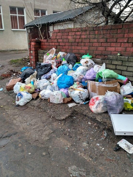 С трёх улиц в центре Калининграде накануне праздника не вывезли мусор (фото) - Новости Калининграда | Фото: читатель "Клопс" С трёх улиц в центре Калининграде накануне праздника не вывезли мусор (фото) - Новости Калининграда | Фото: читатель "Клопс"
