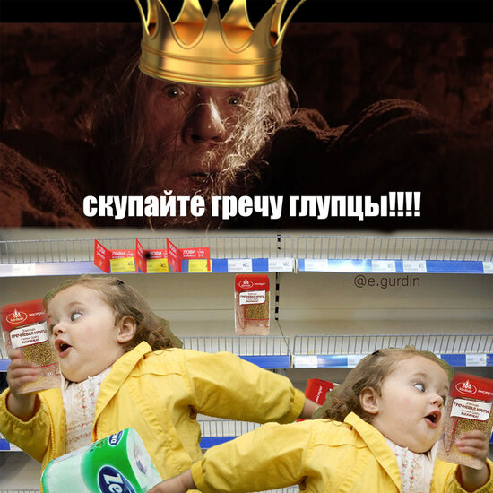 Туалетная бумага, гречка, тушёнка: как в соцсетях шутили об ажиотаже в магазинах из-за коронавируса - Новости Калининграда | Фото: https://pikabu.ru/@vi52rus Туалетная бумага, гречка, тушёнка: как в соцсетях шутили об ажиотаже в магазинах из-за коронавируса - Новости Калининграда | Фото: https://pikabu.ru/@vi52rus