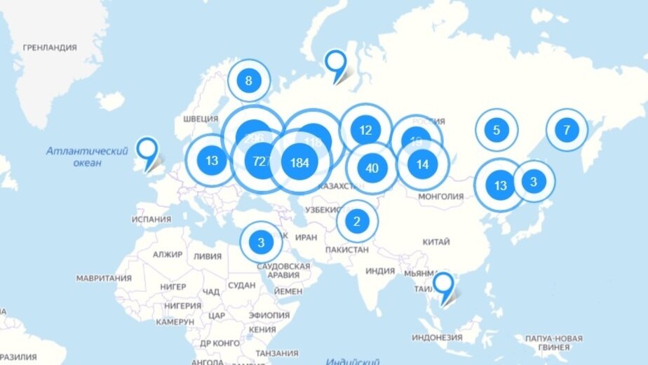 Интерактивная карта россети центр