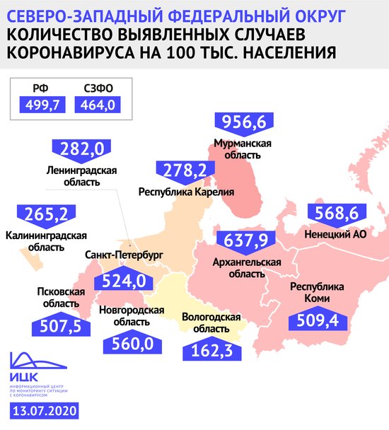 Карта заболеваемости коронавирусом в московской области по городам на сегодня