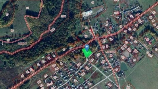 В Зеленоградском районе построят православный храм - Новости Калининграда | Скриншот кадастровой карты В Зеленоградском районе построят православный храм - Новости Калининграда | Скриншот кадастровой карты