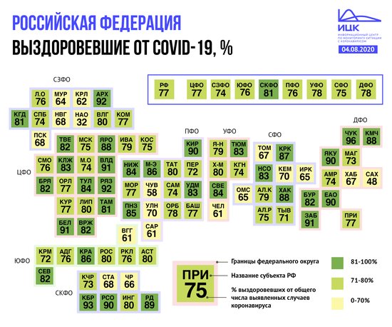 В Калининградской области выздоровели 81% заболевших коронавирусом - Новости Калининграда В Калининградской области выздоровели 81% заболевших коронавирусом - Новости Калининграда
