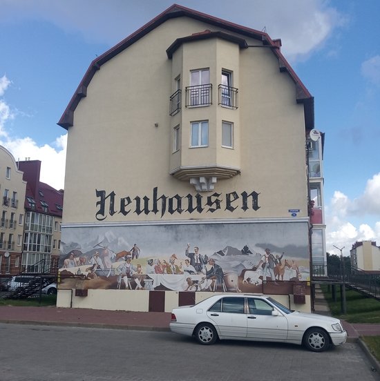 В управляющей компании рассказали, что будет с надписью "Neuhausen" на стене новостройки в Гурьевске - Новости Калининграда | Фото: Елена Сигитова В управляющей компании рассказали, что будет с надписью "Neuhausen" на стене новостройки в Гурьевске - Новости Калининграда | Фото: Елена Сигитова