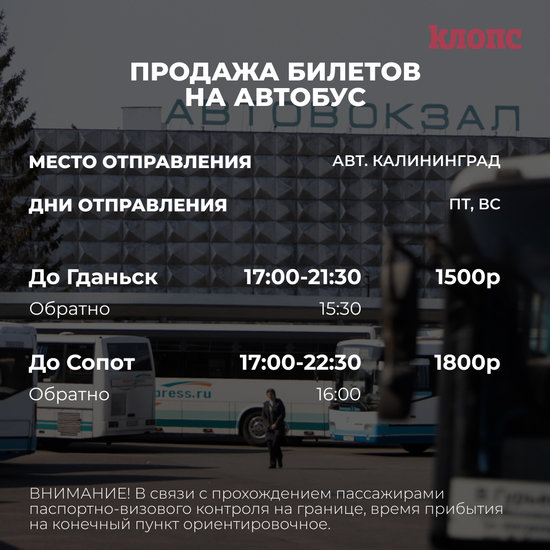 В Калининграде начались продажи билетов на автобус до Сопота через Гданьск - Новости Калининграда В Калининграде начались продажи билетов на автобус до Сопота через Гданьск - Новости Калининграда