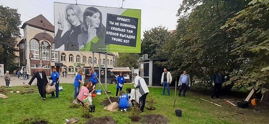 В Калининграде высадили красные клёны, гортензии, можжевельник и спирею - Новости Калининграда | Фото: пресс-служба администрации Калининграда / Facebook В Калининграде высадили красные клёны, гортензии, можжевельник и спирею - Новости Калининграда | Фото: пресс-служба администрации Калининграда / Facebook