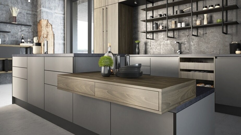 Новый дизайн кухонной мебели