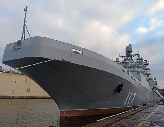 В Калининграде большой десантный корабль "Пётр Моргунов" передали ВМФ России - Новости Калининграда | Фото: пресс-служба Министерства обороны РФ В Калининграде большой десантный корабль "Пётр Моргунов" передали ВМФ России - Новости Калининграда | Фото: пресс-служба Министерства обороны РФ