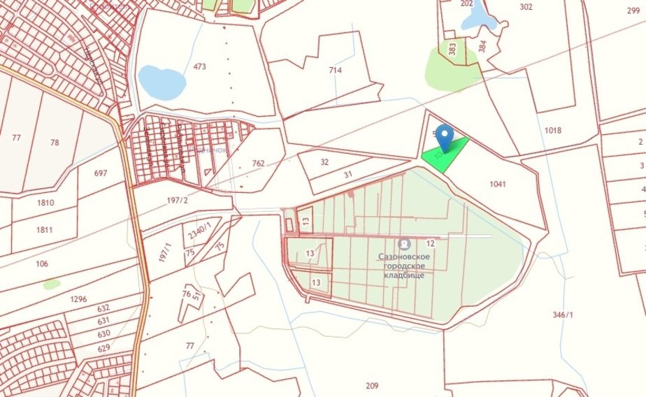 Власти выдали разрешение на строительство первого крематория в Калининградской области - Новости Калининграда | Скриншот кадастровой карты Власти выдали разрешение на строительство первого крематория в Калининградской области - Новости Калининграда | Скриншот кадастровой карты