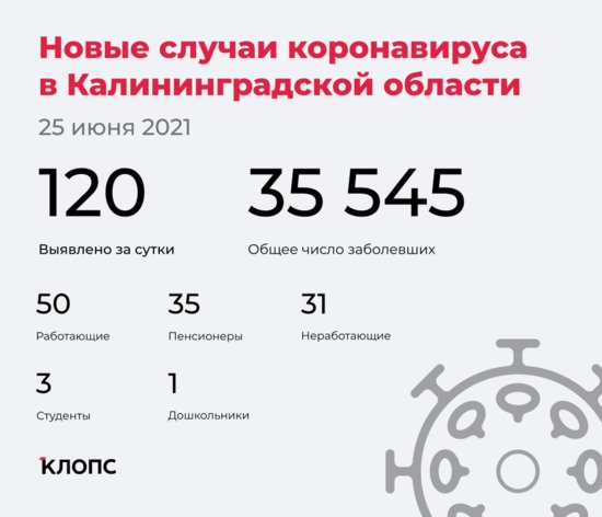 Трое скончались, заболели ещё 35 пенсионеров: подробности о ситуации с COVID-19 в Калининградской области - Новости Калининграда Трое скончались, заболели ещё 35 пенсионеров: подробности о ситуации с COVID-19 в Калининградской области - Новости Калининграда