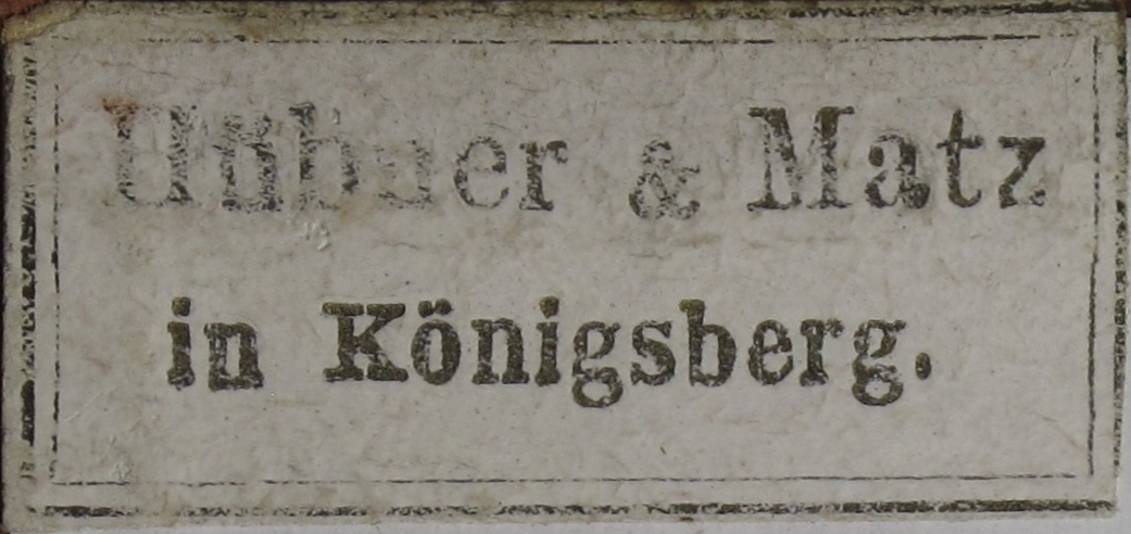 Вывеска книжного магазина Hübner & Matz, Paradeplatz