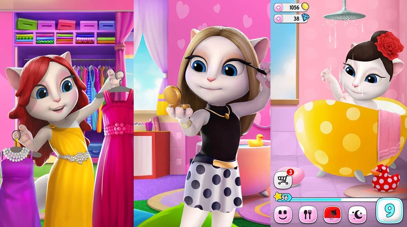 Talking Angela: Tom's Fashionable and Talented Partner